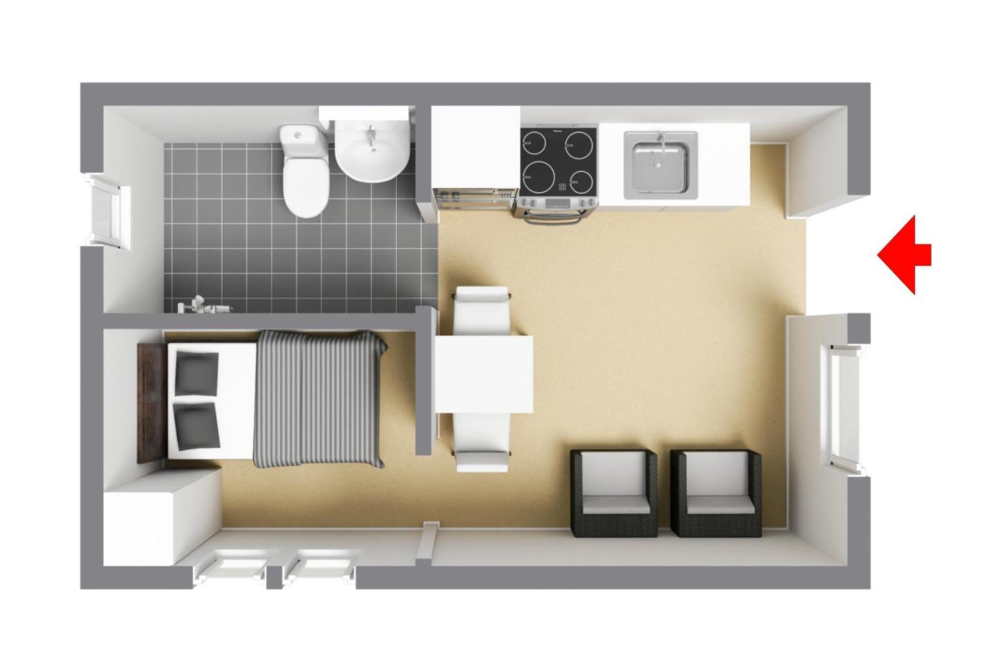 Hotel First Camp Aarhus - Jylland Chambre photo